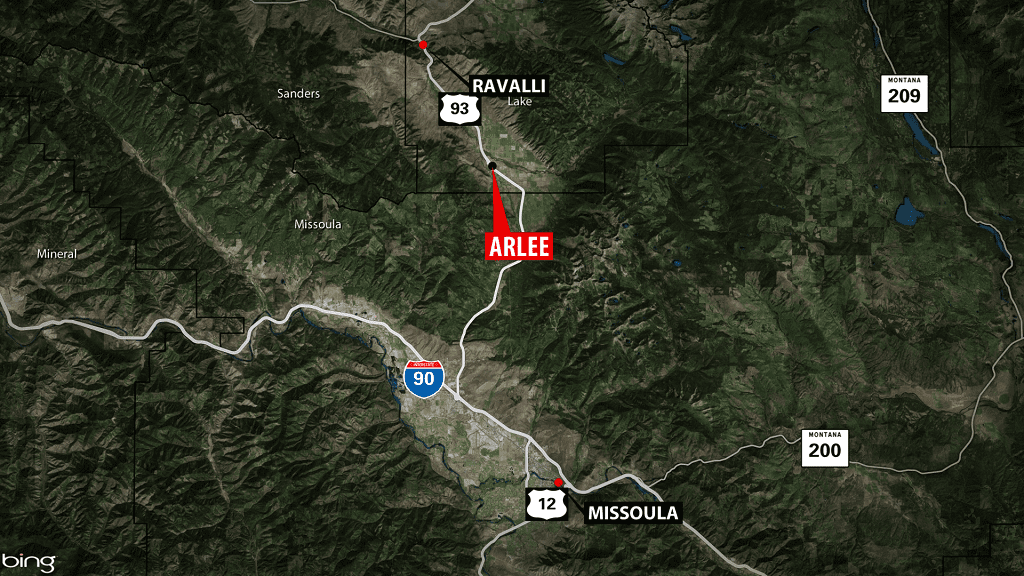 Arlee Missing Person Map